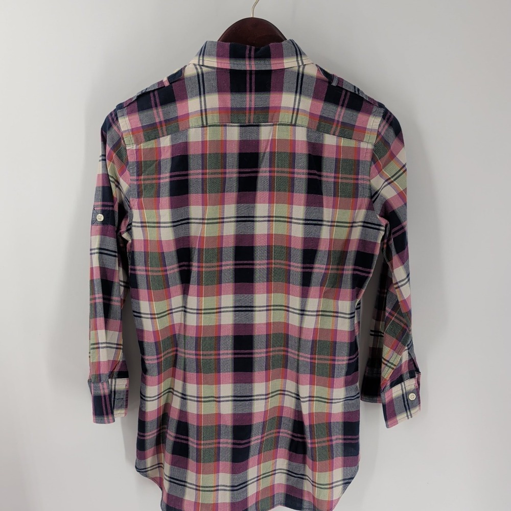 Ralph‎ Lauren Sport Classic Plaid Western Button-Up Shirt Multicolor Size 6 - Picture 8 of 8